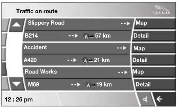Traffic on route Slippery Road B214 Accident A420 Road Works M69 12 : 26 pm --> Map 57 km --> Detail 21 km --> Map 19 km Detail Map Detail