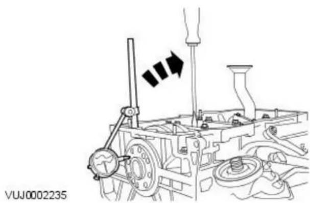 JAGUAR X-Type (2001) - Engine System - General Information - Crankshaft End Play - 1