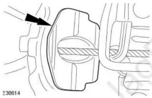 JAGUAR X-Type (2001) - Parking Brake and Actuation - Parking Brake Control Vehicles With: Manually Adjusted Parking Brake - 2