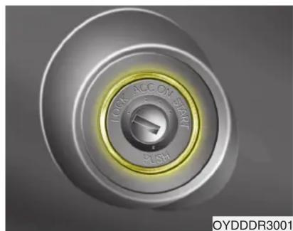 LOCK ACC ON START 52SH OYDDDR3001