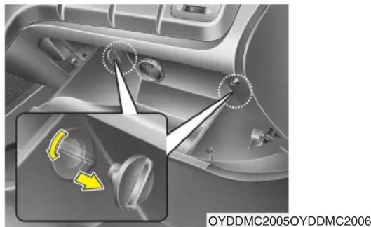 KIA Forte (2013) - Vérification du filtre - 2
