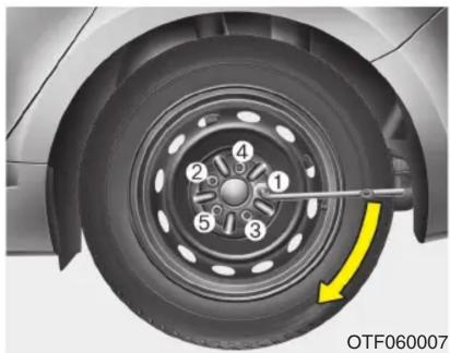 KIA Forte (2013) - Changement de roue - 1
