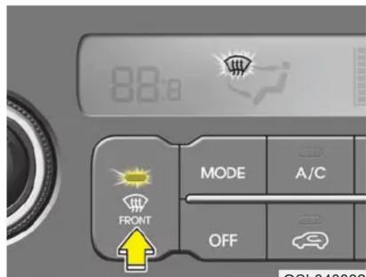 88:0 MODE A/C OFF FRONT OSI 040082