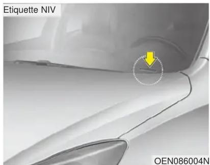 Etiquette NIV OEN086004N