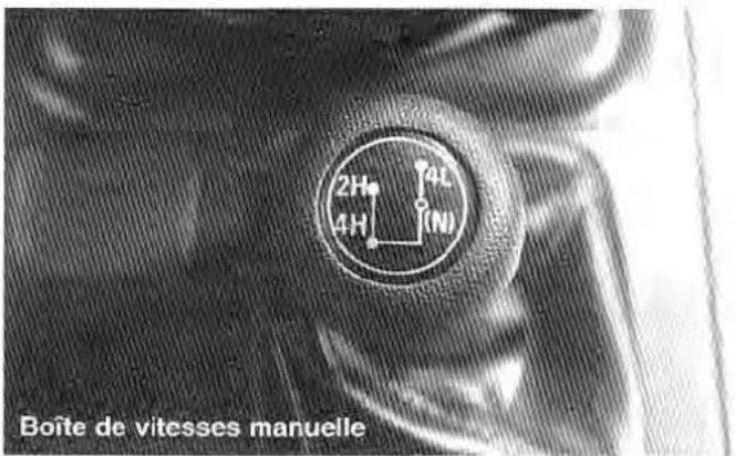 2H 4H 4L (N) Boîte de vitesses manuelle