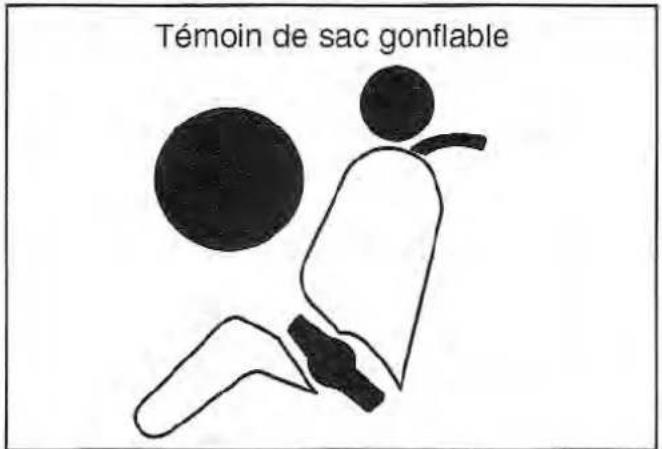 Témoin de sac gonflable