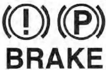 (!)(P) BRAKE