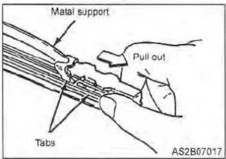 Matal support Pull out Tabs AS2B07017