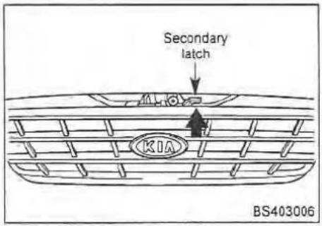 Secondary latch KIA BS403006
