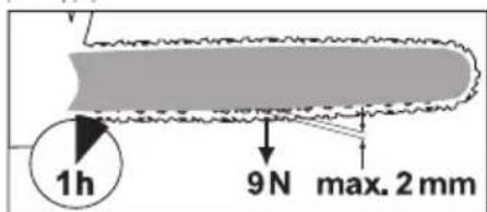 1h 9N max. 2 mm