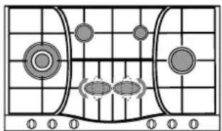 HOTPOINT PH 960MST (AN) R/HA - Quelques conseils pratiques pour mieux utiliser les brûleurs centraux "Demi-Poissonnière" - 1