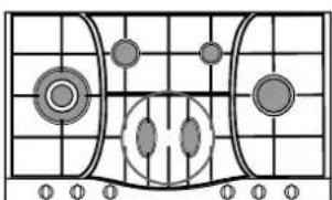 Diagram of a board game with numbered positions and shaded zones, likely illustrating a tactical or move sequence.