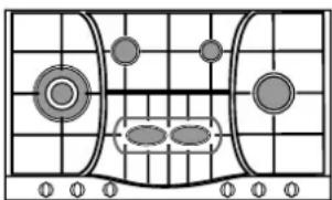 Diagram of a Go board with numbered positions and shaded stones indicating key zones or moves
