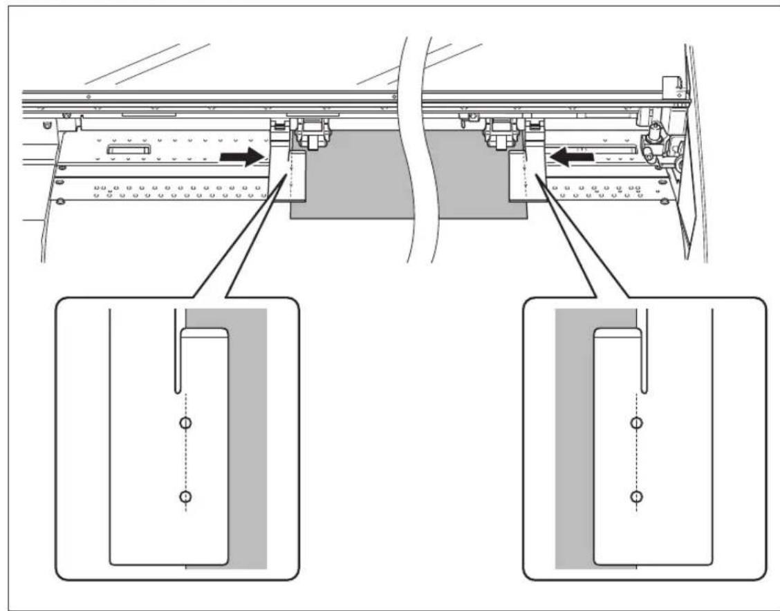 Technical diagram showing mechanical assembly with labeled components and directional arrows indicating movement or force
