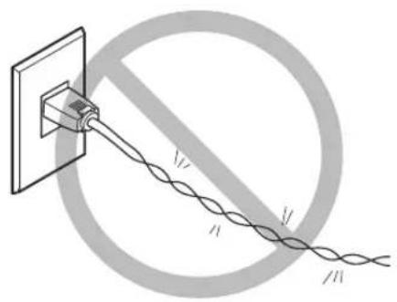 ROLAND VS-420 - Important notes about the power cord, plug, and electrical outlet - 3