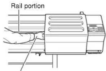 Rail portion