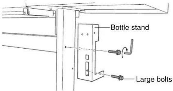 Bottle stand Large bolts