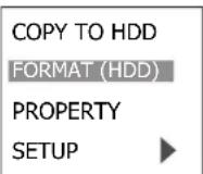PANASONIC AG-HPX500E - Procedures for connecting a hard disk - 2