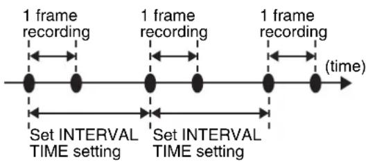PANASONIC AG-HPX500E - Interval recording (INTERVAL REC) - 1