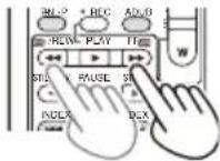 PANASONIC AG-HPX170P - During playback, push the Operation lever in the ◀◀◀ (rewind) or ▶▶ (fast-forward) direction. - 2