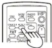 OSU DATE/TIME PHOTO/SHOT START/SOP COUNTER RESET TITLE ZOOM +DEL ASOR T PLAY/REV