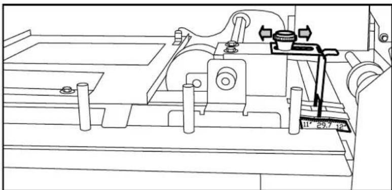 Technical line drawing of a mechanical assembly with no visible text or symbols