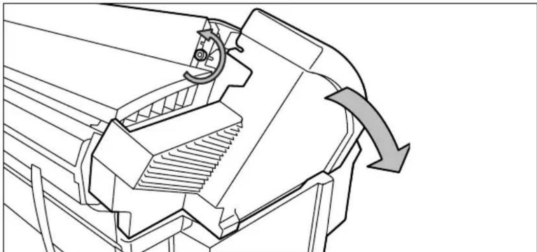 Océ 9400 - Clearing the paper jam in the fuser section - 1