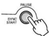 YAMAHA PSR-E213 - Activez la fonction Sync Start. - 1