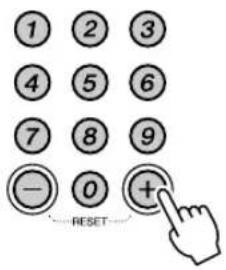 1 2 3 4 5 6 7 8 9 - 0 + RESET