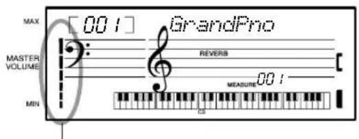 YAMAHA PSR-E213 - Réglage du volume - 1