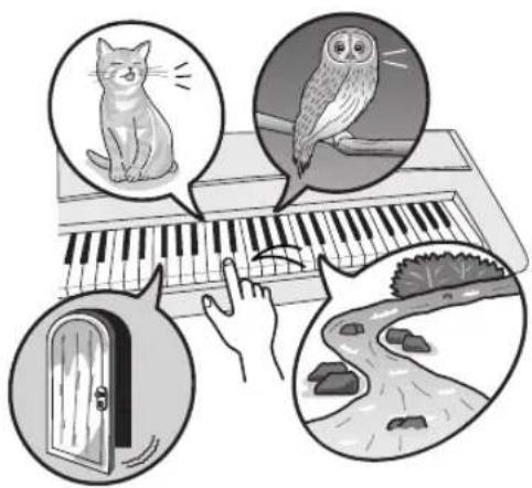 YAMAHA PSR-E213 - Appuyez sur la touche [SOUND EFFECT KIT] (Kit d'effets sonores). - 1