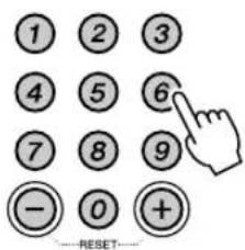 1 2 3 4 5 6 7 8 9 - 0 + ----RESET----