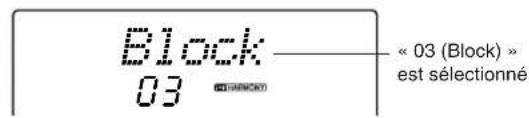 Block 03 « 03 (Block) » est sélectionné