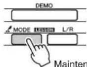 YAMAHA DGX-203 - Recherche d'accords à l'aide du dictionnaire d'accords - 1