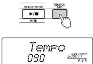 START/STOP TEMPO/TAP Tempo 090