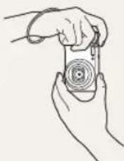 SAMSUNG WB152F - Tenez l'appareil photo correctement - 2