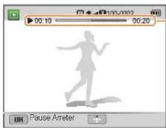 SAMSUNG WB151F - Lecture d'une vidéo - 1