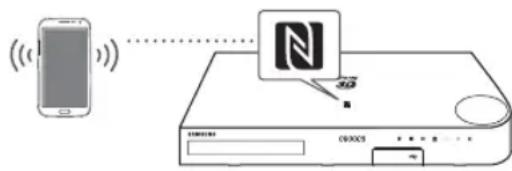 SAMSUNG HT-H5550 - Utilización de NFC (Comunicación de campo cercano) - 1