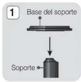 1 Base del soporte Soporte