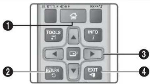 SAMSUNG HT-H5550 - Aceder ao ecrã Configurações - 1