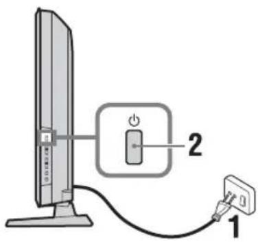 SONY Bravia KDL-32S5650 - 6: Selección del idioma, del país/región y de la ubicación - 1