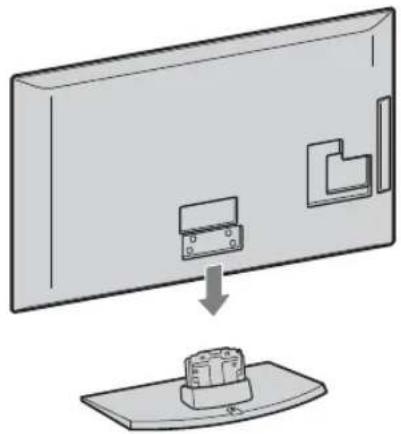 SONY Bravia KDL-32S5650 - 2: Anbringen des Ständers - 1