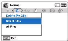 SAMSUNG HMX-F80SP - Delete My Clip (Supprimer My Clip) - 2