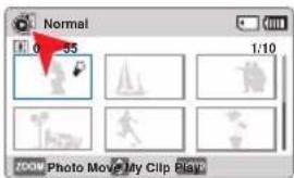 Normal 1:0 35 1:10 ZOOM Photo Move My Clip Play