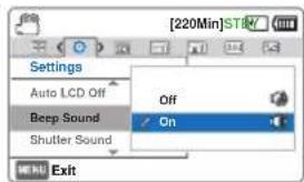SAMSUNG HMX-F80SP - Beep Sound (Signal sonore) - 2
