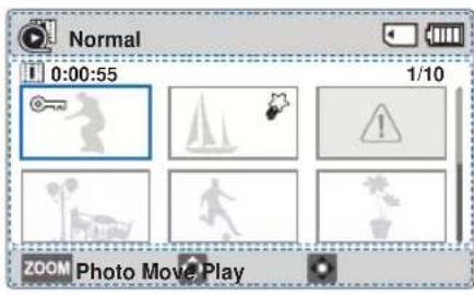 Normal 0:00:55 1/10 ZOOM Photo Move Play