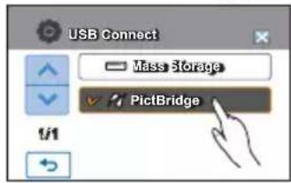 USB Connect Mass Storage PictBridge