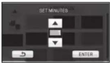 SET MINUTES ENTER