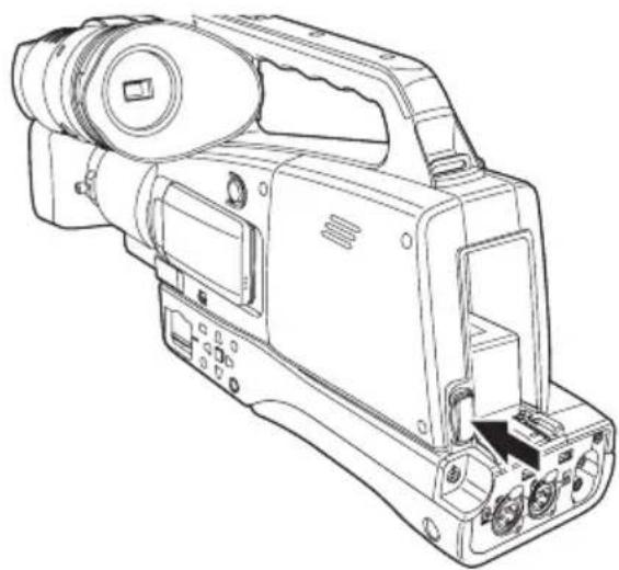 PANASONIC AG-HMC70P - Removing the battery - 1