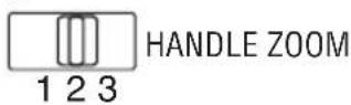 PANASONIC AG-HMC70P - Operate the handle zoom button. - 2